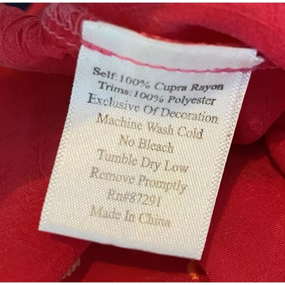 Johnny Was sz S Pink Embroidered Tunic - Picture 10 of 10